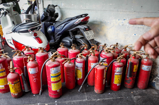 Hiểm họa cháy nổ trong các chung cư ở trung tâm Sài Gòn